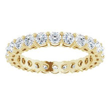 Load image into Gallery viewer, 14K Yellow 3/8 CTW Diamond Anniversary Band Size 7
