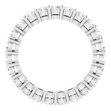 Load image into Gallery viewer, 14K White 1 3/8 CTW Diamond Eternity Band Size 4.5
