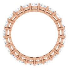 Charger l&#39;image dans la galerie, 14K Rose 2 1/8 CTW Diamond Eternity Band Taille 6.5
