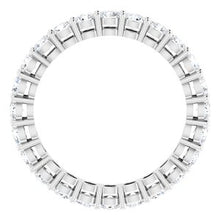 Load image into Gallery viewer, Platinum 1 5/8 CTW Diamond Eternity Band Size 4.5
