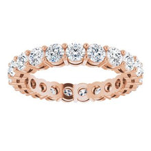 Charger l&#39;image dans la galerie, 14K Rose 2 1/8 CTW Diamond Eternity Band Taille 6.5
