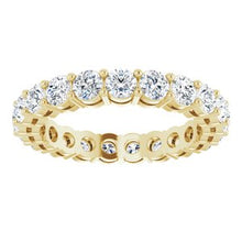 Load image into Gallery viewer, 14K Yellow 3/8 CTW Diamond Anniversary Band Size 8
