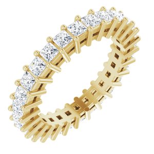14K Yellow 1 1/2 CTW Diamond Eternity Band Size 7