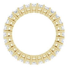 Load image into Gallery viewer, 14K Yellow 1 1/2 CTW Diamond Eternity Band Size 7
