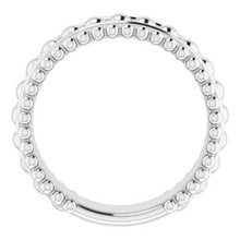 Charger l'image dans la galerie, Sterling Silver Beaded Ring
