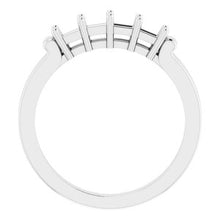 Charger l'image dans la galerie, Continuum Sterling Silver 4-Stone Family Ring Mounting
