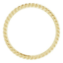 Load image into Gallery viewer, 10K Yellow 1.5 mm Skinny Rope Band Size 7
