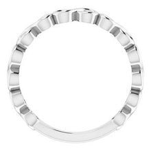 Load image into Gallery viewer, Sterling Silver Infinity Stackable Ring

