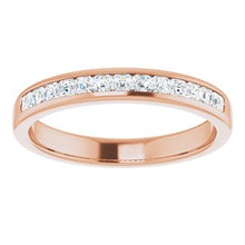 Load image into Gallery viewer, 14K Rose 5/8 CTW Diamond Band
