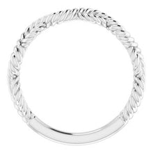 Load image into Gallery viewer, Sterling Silver Band for 8 mm Square Engagement Ring
