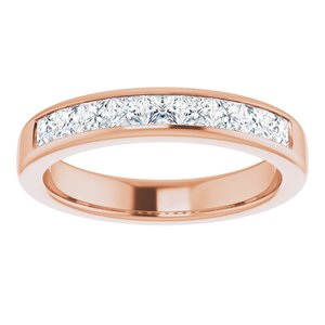 14K Rose 1 1/6 CTW Diamond Band