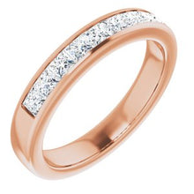 Load image into Gallery viewer, 14K Rose 1 1/6 CTW Diamond Band
