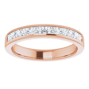 14K Rose 1 CTW Diamond Band
