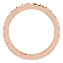 Load image into Gallery viewer, 14K Rose 1 1/6 CTW Diamond Band
