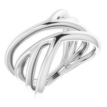 Charger l'image dans la galerie, Sterling Silver Negative Space Ring
