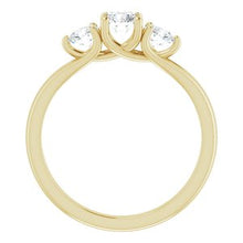 Charger l&#39;image dans la galerie, Bande d&#39;anniversaire en diamant jaune 14K 3/4 CTW
