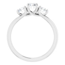 Load image into Gallery viewer, Platinum 3/4 CTW Diamond Anniversary Band
