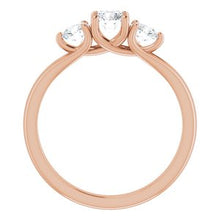 Charger l&#39;image dans la galerie, 14K Rose 3/4 CTW Diamond Anniversary Band
