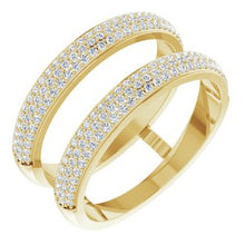 Charger l&#39;image dans la galerie, 14K jaune 1/2 CTW Diamond Ring Guard
