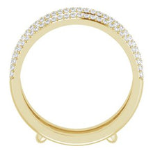 Charger l&#39;image dans la galerie, 14K jaune 1/2 CTW Diamond Ring Guard
