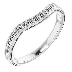 Sterling Silver Band for 13 mm Round Ring