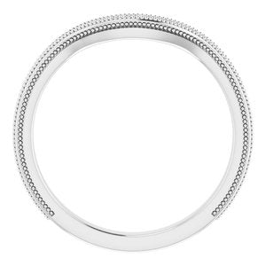 Sterling Silver Band for 15 mm Round Ring