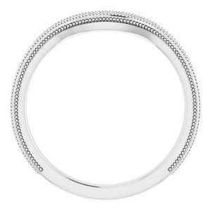 Sterling Silver Band for 11 mm Cushion Ring