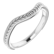 Load image into Gallery viewer, Sterling Silver Band for 13 mm Cushion Ring
