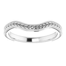 Load image into Gallery viewer, Sterling Silver Band for 13 mm Cushion Ring
