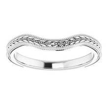 Load image into Gallery viewer, Sterling Silver Band for 12 mm Cushion Ring
