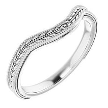 Load image into Gallery viewer, Sterling Silver Band for 14 mm Cushion Ring
