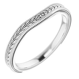 Sterling Silver Band for 6 mm Cushion Ring