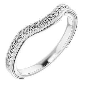 Sterling Silver Band for 11 mm Cushion Ring