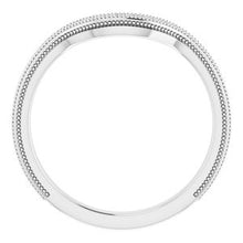 Load image into Gallery viewer, Sterling Silver Band for 12x10 mm Emerald Ring
