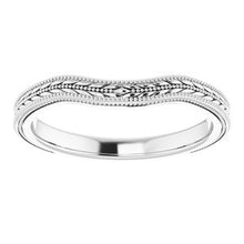 Load image into Gallery viewer, Sterling Silver Band for 8 mm Cushion Ring
