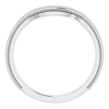 Load image into Gallery viewer, Sterling Silver Band for 12 mm Cushion Ring

