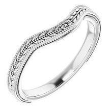 Load image into Gallery viewer, Sterling Silver Band for 10x8 mm Emerald Ring
