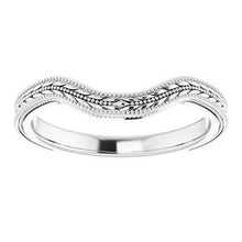Load image into Gallery viewer, Sterling Silver Band for 12x10 mm Emerald Ring

