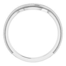 Load image into Gallery viewer, Sterling Silver Band for 14 mm Cushion Ring
