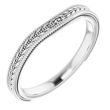 Load image into Gallery viewer, Sterling Silver Band for 5 mm Square Ring
