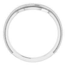 Load image into Gallery viewer, Sterling Silver Band for 15 mm Cushion Ring
