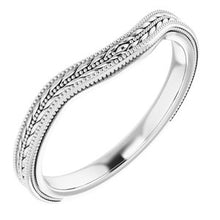 Load image into Gallery viewer, Sterling Silver Band for 9 mm Square Ring
