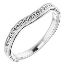 Load image into Gallery viewer, Sterling Silver Band for 7.5 mm Square Ring
