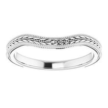Load image into Gallery viewer, Sterling Silver Band for 9 mm Square Ring
