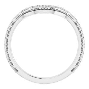 Sterling Silver Band for 15x11 mm Emerald Ring