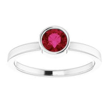 Load image into Gallery viewer, Platinum Ruby Ring
