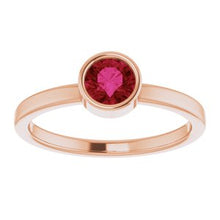 Load image into Gallery viewer, 14K Rose Ruby Ring
