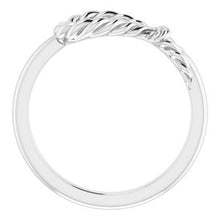 Charger l'image dans la galerie, Sterling Silver Rope Knot Ring
