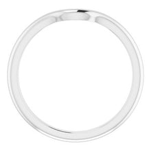 Load image into Gallery viewer, Sterling Silver Band for 7x5 mm Emerald Ring
