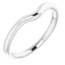 Load image into Gallery viewer, Sterling Silver Band for 7x5 mm Emerald Ring
